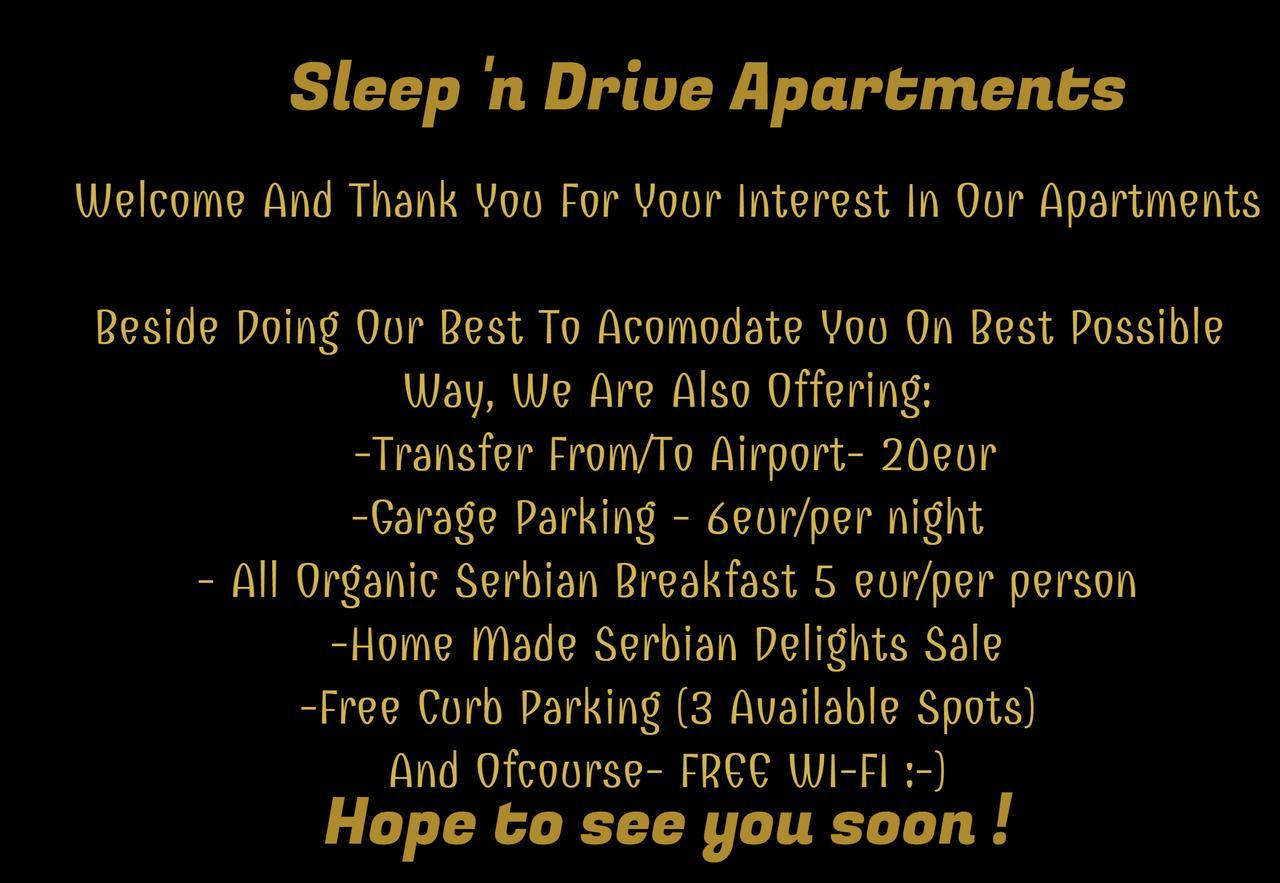 Apartment Sleep'N Drive Belgrade Luaran gambar